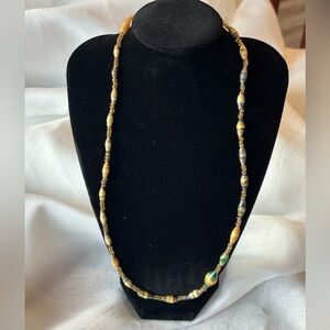 Handcrafted African Beaded Necklace - Multicolor